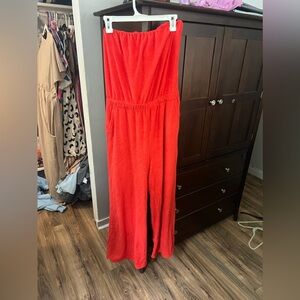 Strapless jumpsuit